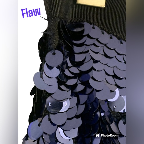 J.Crew collection sequins midi skirt royal blue NWT Size 2 - Picture 9 of 9